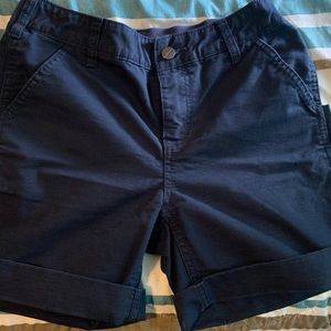 Womens carhartt shorts navy blue size 2